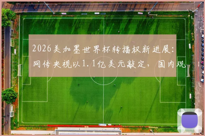 2026美加墨世界杯转播权新进展：网传央视以1.1亿美元敲定，国内观赛平台解析与价格传闻深度追踪